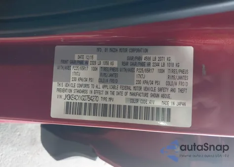 2016 Mazda Cx-5 Touring from USA, damaged, VIN JM3KE4CYXG0754270